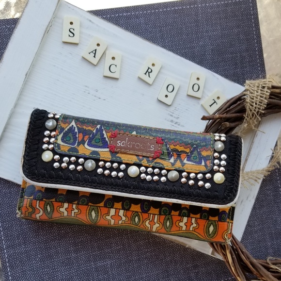 COPY - SaK Roots clutch trifold - Picture 3 of 8